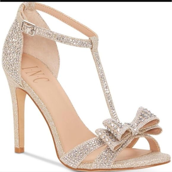 I.N.C. WOMEN'S REESIE RHINESTONE BOW EVENING SANDALS, CREATED for MACY'S WOMEN'S - Picture 2 of 16